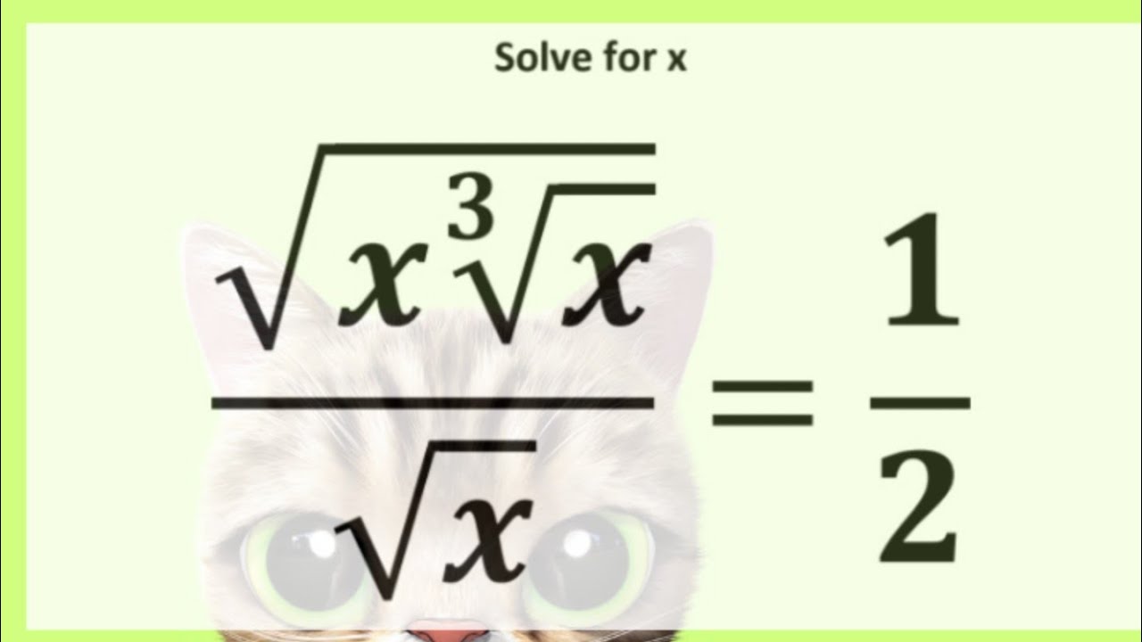 How to solve exponential equations using easy steps #olympiad # ...