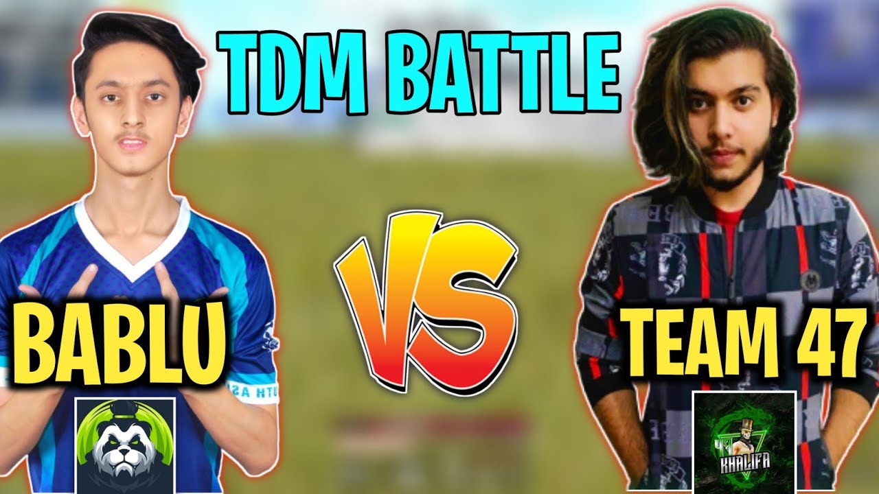 TEAM BABLU vs TEAM 47 KHALIFA TDM BATTLE🔥 | MOST AWAITED TDM🤯 | Bablu Pikachu 17 Kills Domination😍
