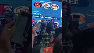 Awie Perform At Wisma Geylang Serai Charity Ride 2023 wings