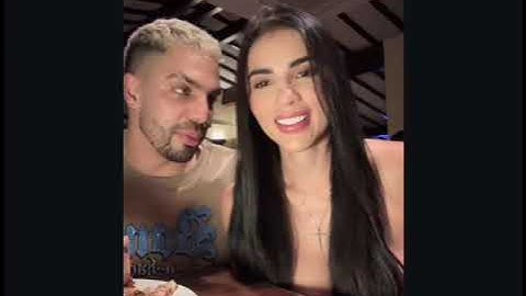 Karina García I am very happy with my partner Andrés Altafulla we went to dinner