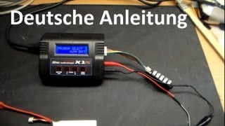 Hitec Multi Charger X1 AC Plus. Kleine Hilfe / Tutorial / Anleitung / Lipo  richtig laden / Fazit - YouTube