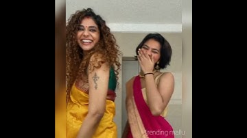 Prarthana Indrajith And Poornima Cute Status Video|Prarthana Dance Status|Mom with daughter #Shorts