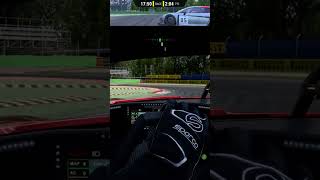 Watch rear view mirror💀almost died #crash #racing #gaming #porsche #ps5 #acc #assettocorsa