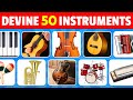 Devine 50 instruments de musique  facile  impossible