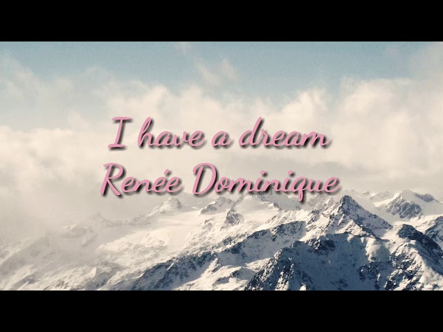 I HAD A DREAM- ABBA /RENEE DOMINIQUE/ WESTLIFE class=