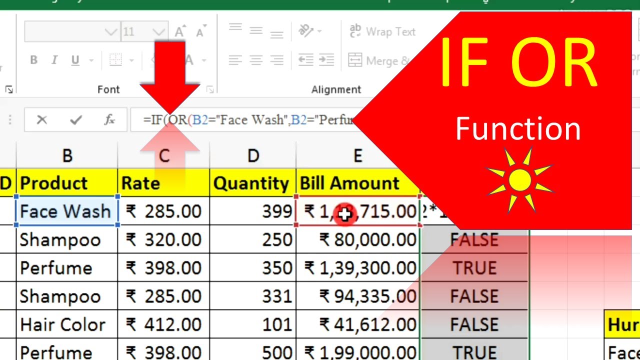 if-or-function-in-excel-with-multiple-condition-if-or-formula-in-excel-youtube