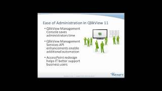 QlikView 11  Work Smarter Not Harder clip22