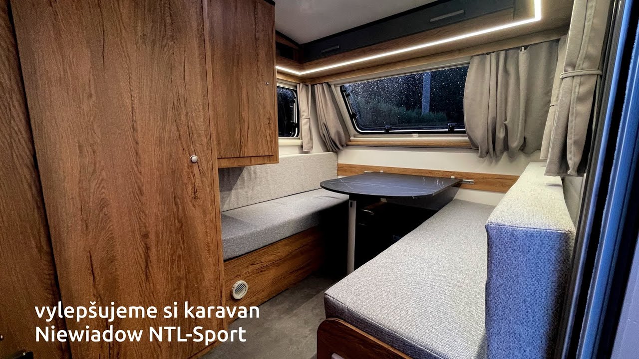 Upravujeme a vylepsujeme si karavan Niewiadow NTL Sport, aby se nám lépe cestovalo.