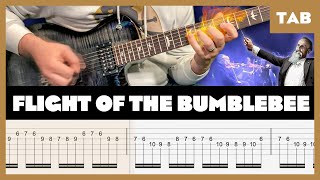 Flight of the Bumblebee - Rimsky-Korsakov - Guitar Tab | Lesson | Cover | Tutorial Resimi