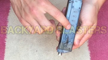 How does an airsoft/bb gun speed loader work?