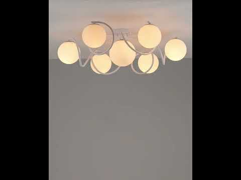 Видео обзор на потолочную люстру V1150-5C Circle (Moderli)