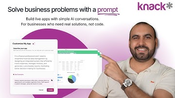Build Powerful Apps with AI — No Code Needed (Knack AI Builder)