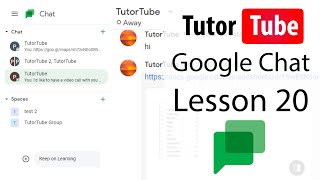 Google Chat Tutorial - Lesson 20 - Block and Unblock Chats and Spaces
