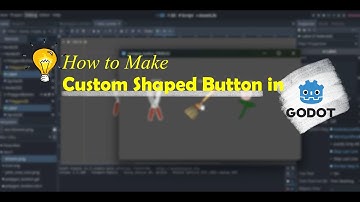 Godot 4 Custom Button Tutorial: Non-Rectangular UI Design & GDScript Scripting (Step-by-Step 2024)