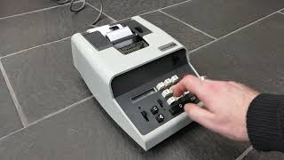 The Underwood 300R adding machine