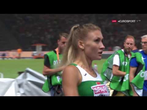 Эльвира Герман - чемпионка Европы в беге на 100м с барьерами