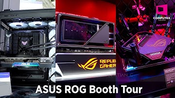 Computex 2023: Asus ROG Booth Tour - Hidden Connector PC, Matrix RTX 4090, Ryujin III 360 AIO & more