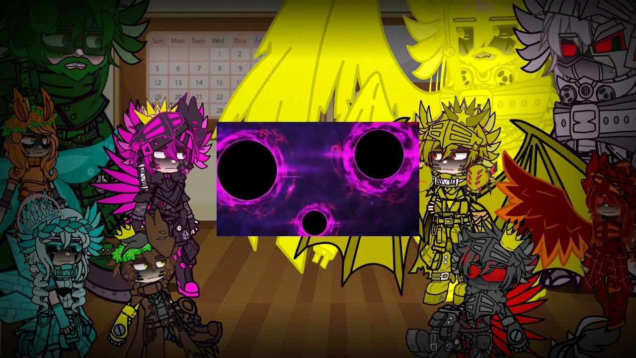 [🇧🇷/🇺🇸/🇪🇸/🇷🇺] MV kaijus+ earth kaijus react to 【MMD】-GODZILLA 星を喰う翼-