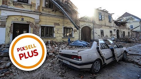 A Powerful Earthquake, 6,4 Magnitude Hits Croatia - Compilation of photos with music