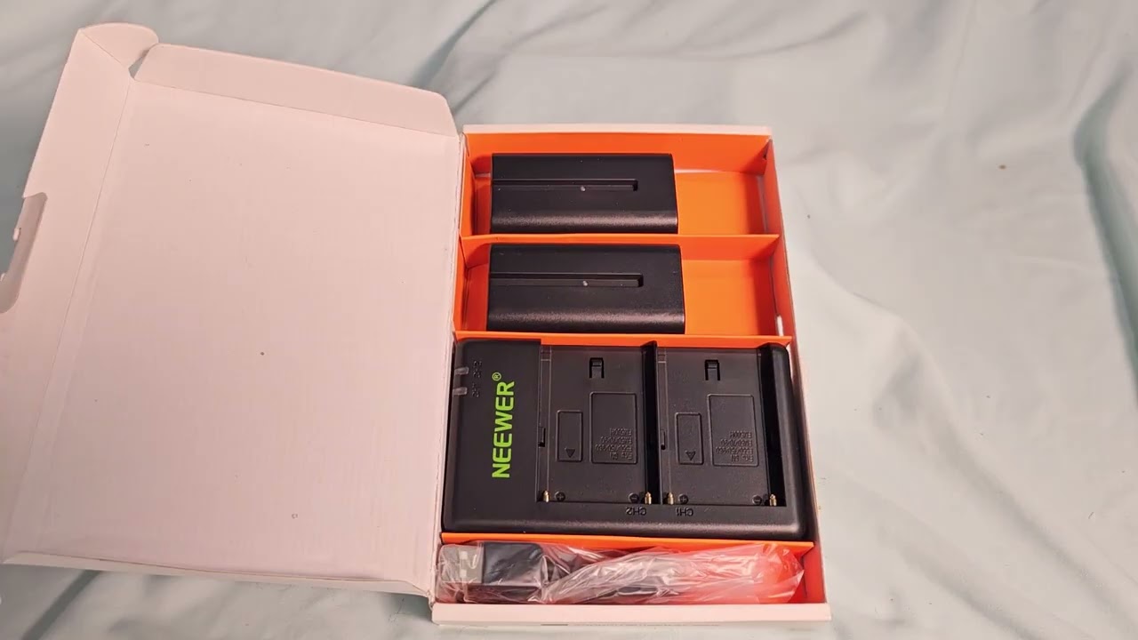 Unveiling Neewer's Hidden Power: NP-F550 Batteries and Charger