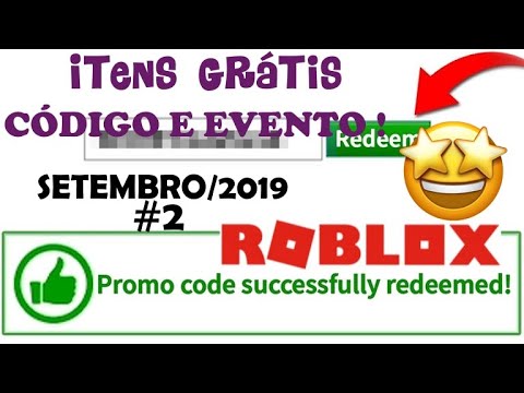 Itens Grátis No Roblox Novo Código E Evento Promo Codes Setembro2019 2 - novo c#U00f3digo de item gr#U00e1tis no roblox promo codes setembro2019