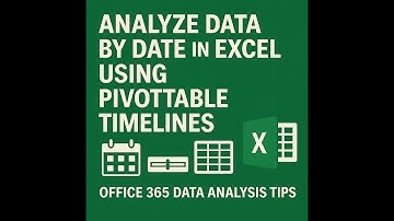Analyze Data by Date in Excel Using PivotTable Timelines | Office 365 Data Analysis Tips