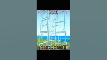 how to make a bubble elevator in Minecraft #shorts