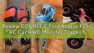 Review DOUBLE E Ford Raptor F150 RC Car 4WD Monster Trucks for Boys,11 Inches Off Road Crawler Vehic