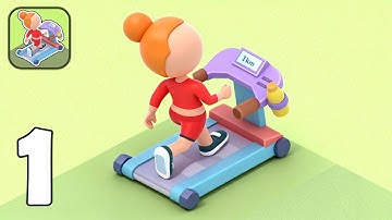 Perfect Gym - Fitness Journey - Part 1 - Gameplay Walkthrough (iOS, Android)