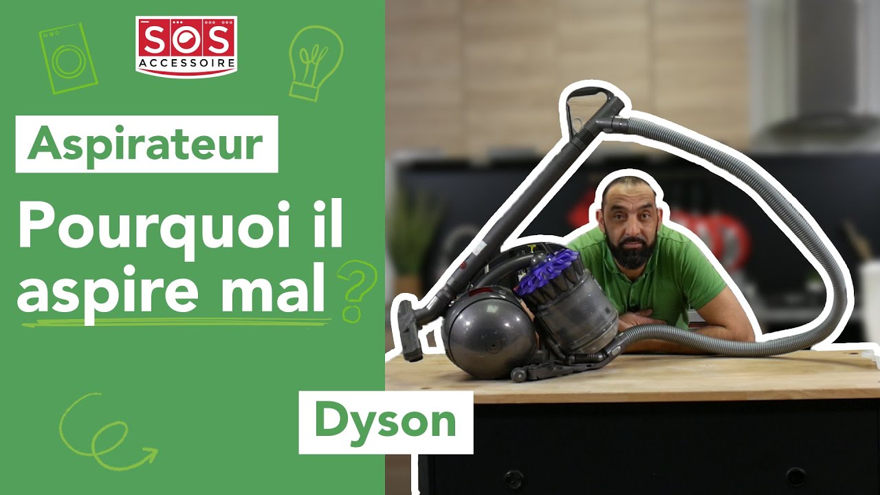 🌪 Mon aspirateur Dyson aspire mal : comment le réparer ? Les 4 étapes pour  dépanner son aspirateur ! - YouTube