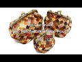 How to Make Trio Patchwork Frame Pouch, fabric pouch tutorial I 트리오 패치워크 프레임 파우치 만들기