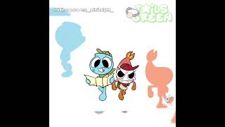 Finn E Shrimpo Sendo Melhores Amigos