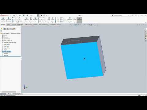 How to use lofted cut in solidworks Mastercam Solidworks lofted cut by CAD CAM HOW TO