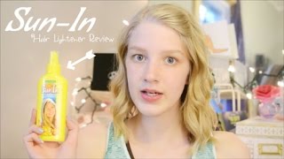 sun in hair lightener review