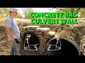Concrete Bag Culvert Wall