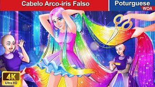 Cabelo Arco íris Falso 👑 Colorful Hair 👑 Contos de Fadas Brazilian 💕 Portuguese Fairy Tales