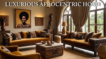 Luxurious Afrocentric Home | African-Inspired Interior Design with Heritage Elegance