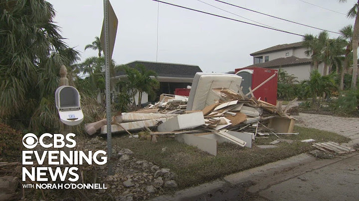 Recovery efforts underway in aftermath of Hurricane Milton