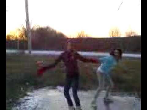 Amber and kendra iceskating