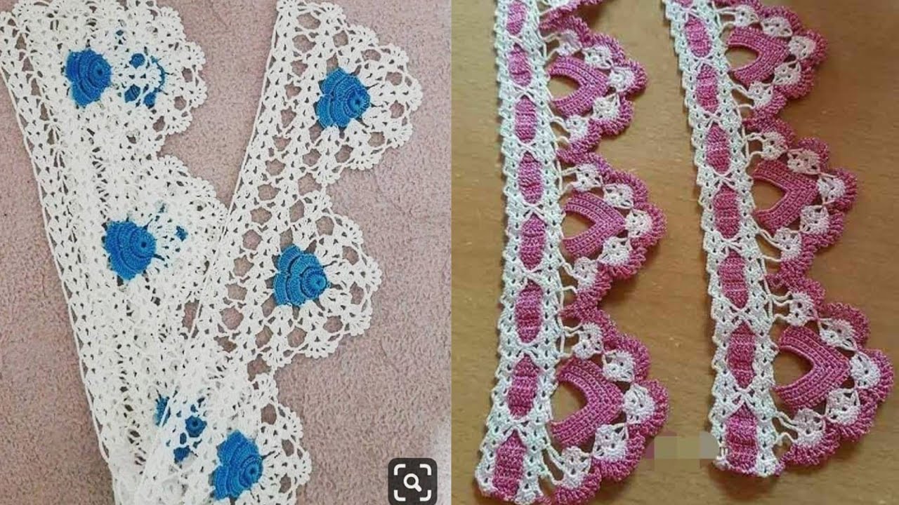 أجمل موديلات تلايق كروشي للعرائس أو مشاريع