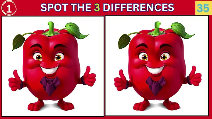 SPOT THE 3 DIFFERENCES, "Unbelievable! " Brain Teasers Ahead! Test Your IQ, Preceptive Genius