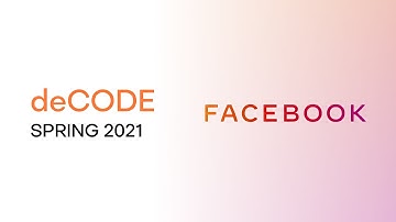 Facebook Team - Demo Presentations at deCODE Hackathon Spring 2021