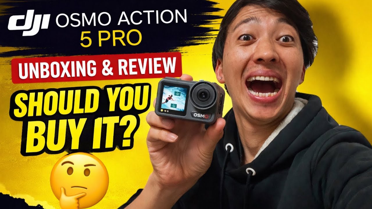 I Bought Dji osmo action 5 pro & mic mini 😍 || Unboxing & Review || Erwin vlog😎