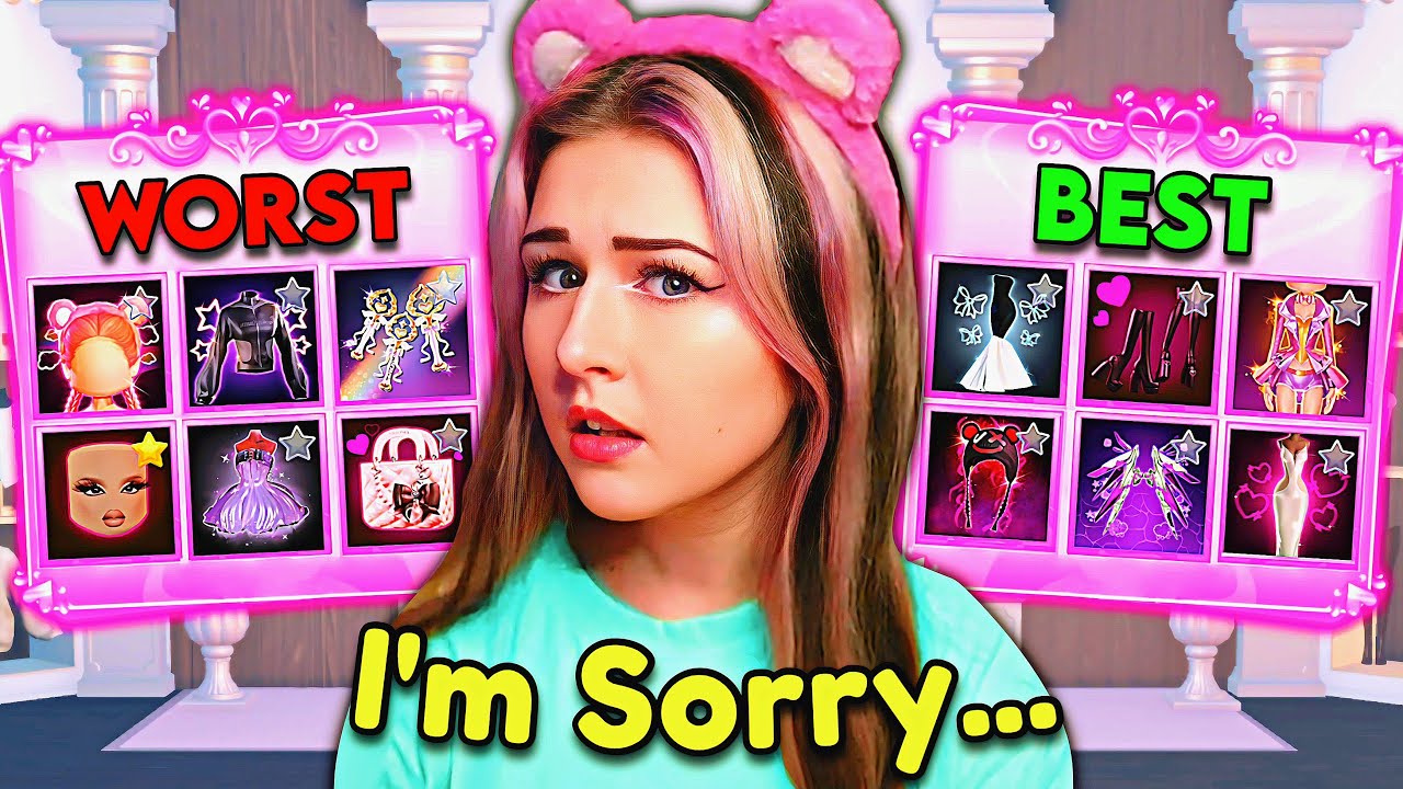 EXPOSING How I REALLY FEEL About The WORST CODE ITEMS In DTI... *sorry* | ROBLOX Dress to Impress