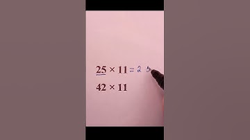 Super Easy Method to Multiply Numbers! #mathtrick #mathematics #maths #mathematica #mathstricks