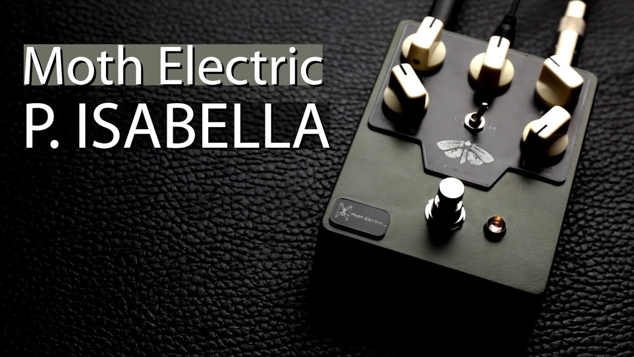 Moth Electric P. isabella ギターエフェクター Moth Electric P. Isabella Fuzz / Distortion Pedal - YouTube