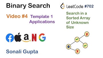 Search in a Sorted Array of Unknown Size | LeetCode #702 | C++