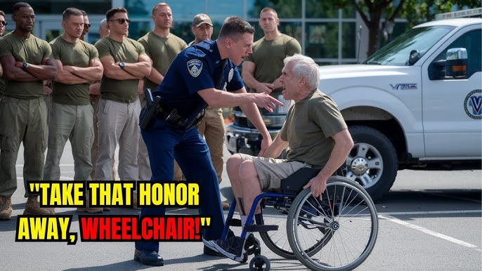 Cop Mocked a Disabled Vet and Towed His Van 5 Minutes Later, Marines  Blocked Every Exit - YouTube