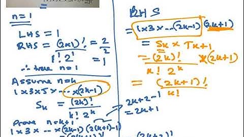 INDUCTION - FACTORIAL