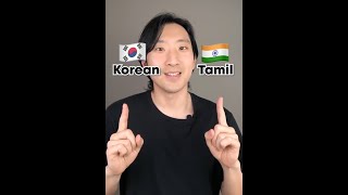 Korean?? vs Tamil Indian?? Part. 3 | Comparison #shorts